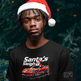 Santa Sleigh Vette T-Shirt